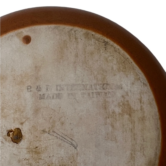 Heinz Promotional Soup/Chili Bowl Limited Edition Yellow Brown Vegetable Pattern - Picture 5 of 5